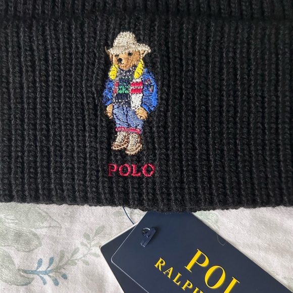 Polo Ralph Lauren Cowboy Bear Beanie - Picture 3 of 3